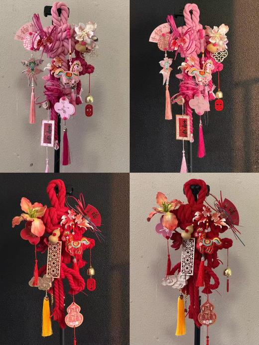 新年门挂全链接/红绳/粉绳/各种流苏 商品图5