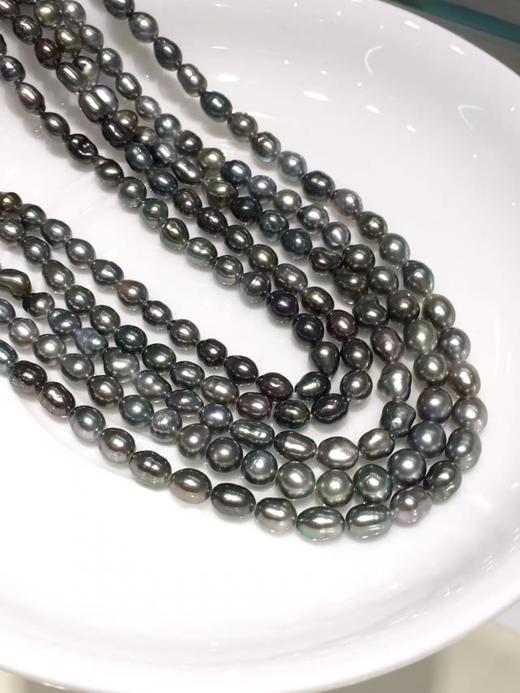 【私席真珠·新年盛宴】圆润润的Keshi黑妹～孤品各1条 商品图1