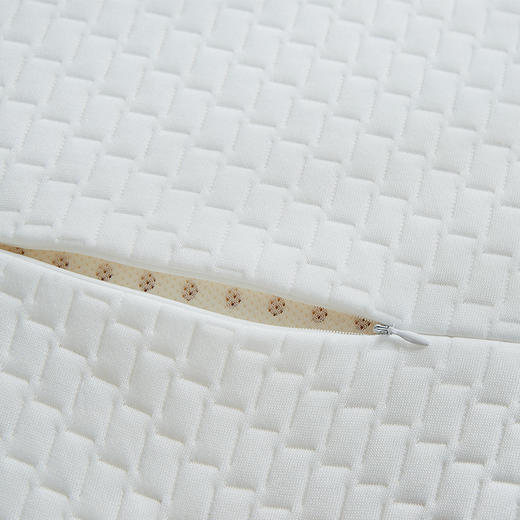 富安娜臻逸泰国进口呵护乳胶枕58*39cm【分仓直发，72小时发货，周末节假日不发货】 商品图7