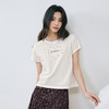 【商场同款】诗凡黎字母亮片小花T恤2025秋新款短袖上衣3G8700831 商品缩略图0