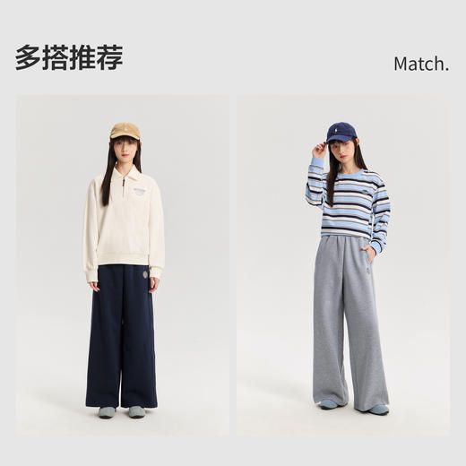 笛莎Deesha青少年女童裤子2026春季女童宽松直筒卫裤 商品图2