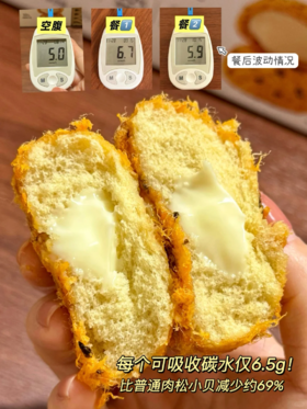 🍰解锁加餐点心新选择！「慢糖爆浆肉松小贝」好吃解馋还慢升糖！