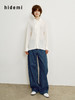 hidemi副线小h 宽松简约翻领长袖T恤开衫 商品缩略图6