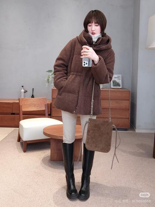 【高品质私服】【IC泰迪绒羽绒服】触感柔软，毛圈结构，蓬松温暖G1608-CC【无标出货 介意慎拍】 商品图7