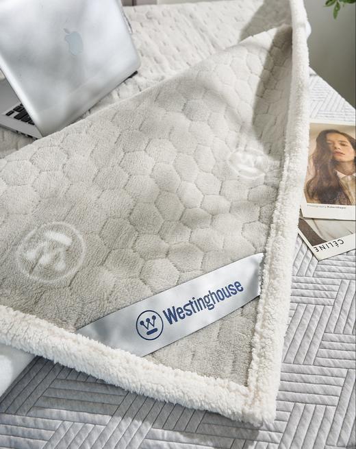 【西屋可水洗电热毯】石墨烯碳纤维发热体，即开即暖，稳定舒适！高温抑菌，独立控温！法兰绒面料，触感柔软！可机洗手洗水洗！【XW-X】 商品图2