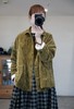apuntob复古绿棉麻外套 商品缩略图2