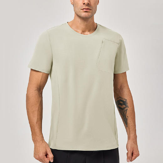 跃牌【欲动春风】男装系列 春夏运动短袖抗菌凉感透气宽松休闲健身跑步T恤51241 商品图0