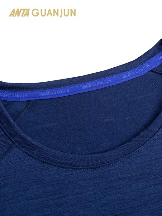 安踏冠军羊毛短T | 户外越野跑女短袖针织衫圆领上衣T恤162610102 商品图2