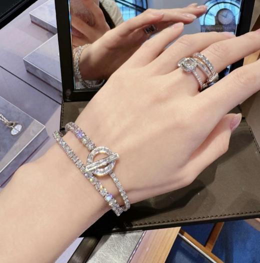 GAONAS  时尚锁扣设计贵气金色手链11735SGO 商品图2