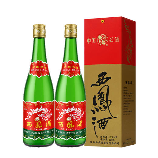 【酒厂直营 】55度老绿瓶西凤酒(盒)(省外)  凤香型 500mL 商品图3