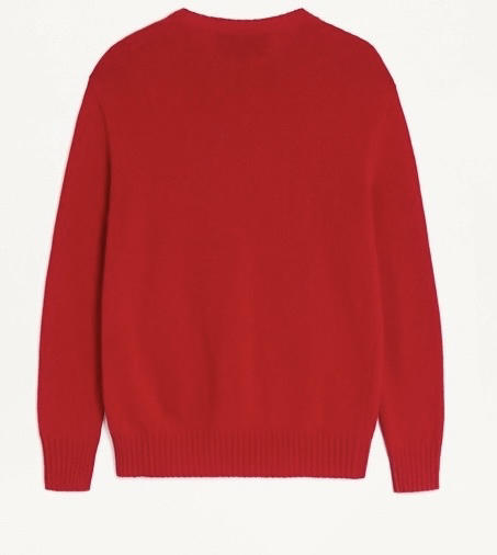 华伦天奴自带氛围的红色羊毛衫！ 商品图2