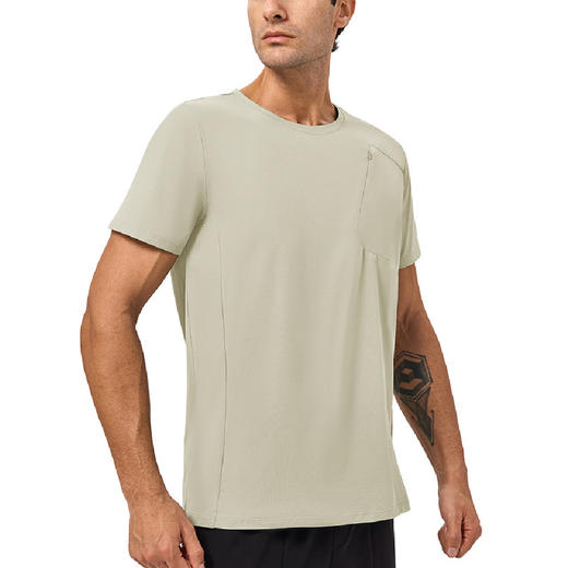 跃牌【欲动春风】男装系列 春夏运动短袖抗菌凉感透气宽松休闲健身跑步T恤51241 商品图4