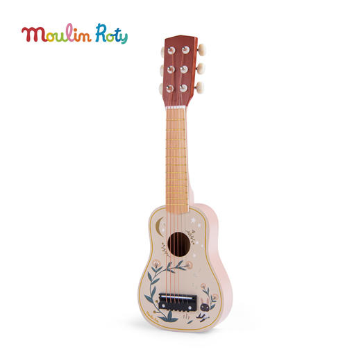 Moulin Roty  班卓琴 小狗普斯和皮鲁系列 弹奏乐器玩具 适合3岁+ 音律启蒙 法国品牌 -684090 商品图5