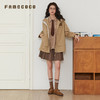 Famecoco范可儿风衣外套一手长连帽H型通勤休闲FAB6AV004 商品缩略图1