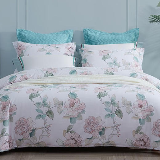 梦洁纯棉印花四件套：康沃尔【分仓直发，72小时发货，周末节假日不发货】 商品图2