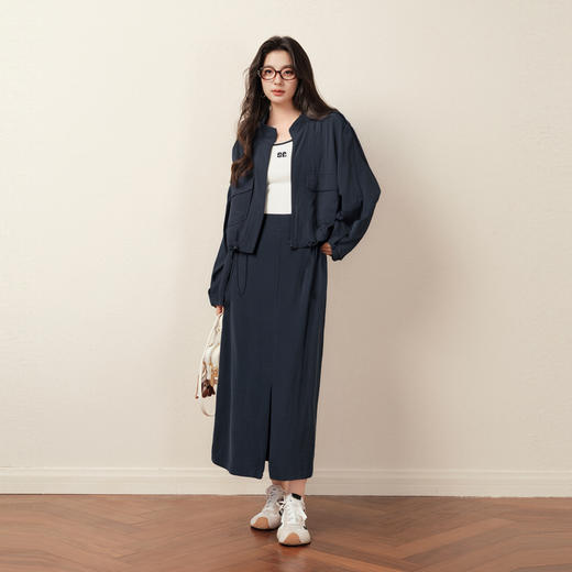 【商场同款】诗凡黎休闲工装短外套25秋新款抽绳上衣女3G7210901 商品图1