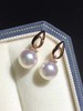 【私席真珠·新年盛宴】18K金镶钻AKOYA珍珠耳针7.5-8mm，圆（孤品） 商品缩略图1
