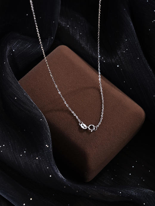 子佩集【浅滩淡梦】银S925珍珠惜王妃项链【SPN0497002】9.5mm珠巴洛克双扁珠2601 商品图7