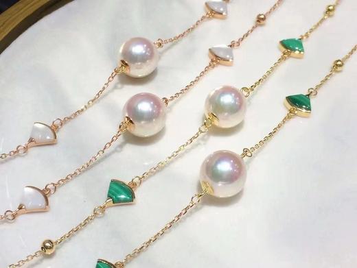 【私席真珠·新年盛宴】18K金AKOYA珍珠手链，8-8.5mm珠 商品图0