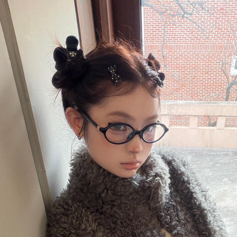 miu书呆子黑框眼镜镜框 商品图11