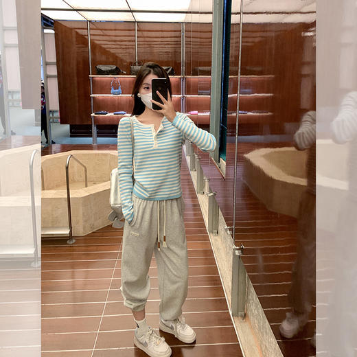 <曾小咸推荐>现货秒杀 ！微信超特价！韩系条纹针织衫 日常139.99 立减60 秒杀79.99！！ 商品图8