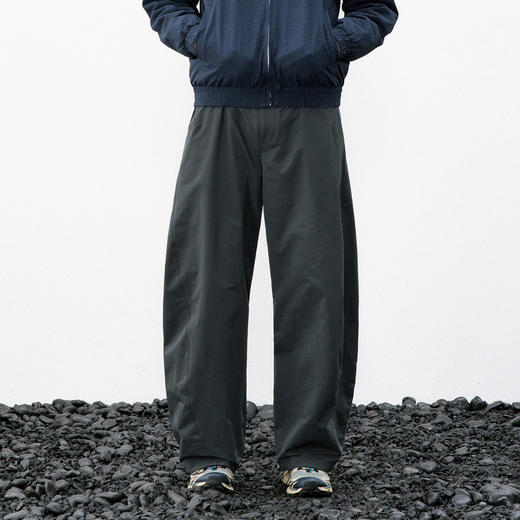 714street立体分割线显高显瘦弯刀长裤2026春季凉感防晒休闲裤男 商品图2