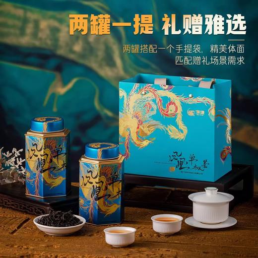 中茶海堤茶叶凤凰单丛（单枞）夜来香特级轻火高香六角罐100克 商品图2