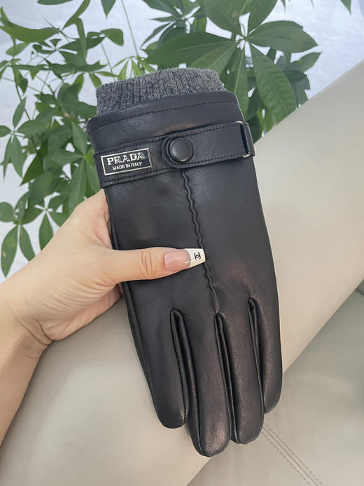秋冬特惠💰240 普拉达新款触屏手套 男士手套 高档羊皮手套 商品图5