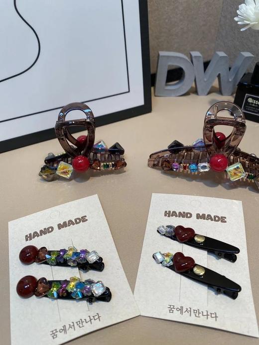 CBL【新年色系出口韩国发饰】五彩缤纷的色调敲吸睛！blingbling戴上温柔又优雅～ 商品图6