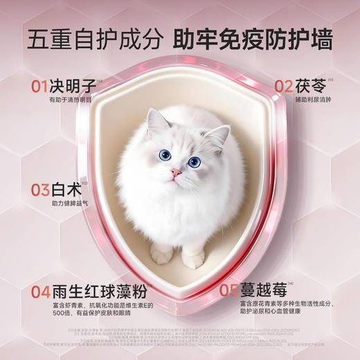 新品【奶香贝贝鲜肉猫粮】63%肉含量 ≥30%粗蛋白 羊奶粉 益生菌 益生元 青口贝 多重臻护 助力提高猫咪免疫力 商品图3