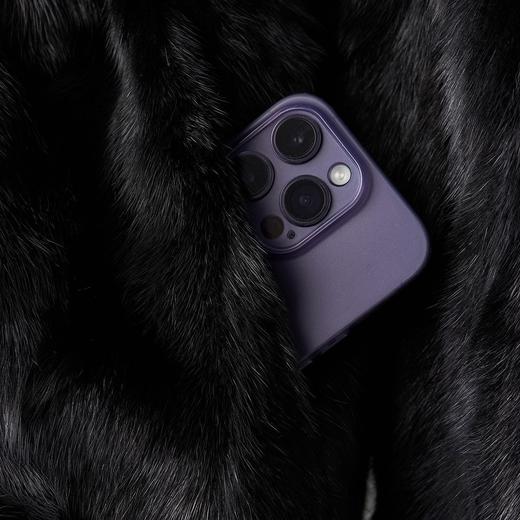 丁摩 冬季貂皮大衣真貂水貂毛外套裘皮拼貂中长款V领皮草5ZF-2803 商品图3