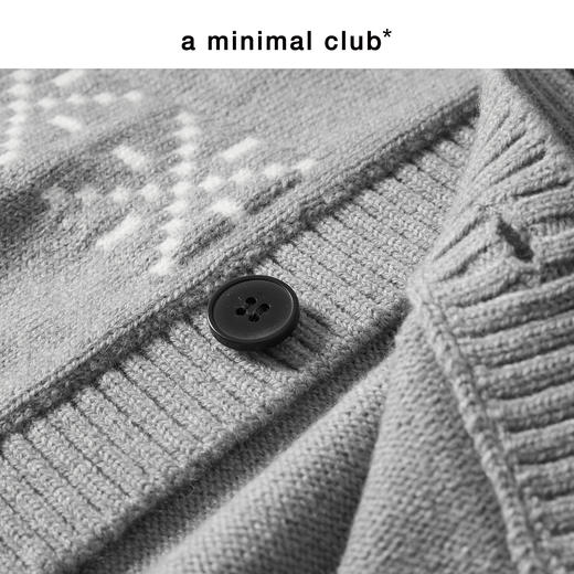 a minimal club马年限定绵羊毛混纺费尔岛提花毛衣复古AM5CSW01 商品图2