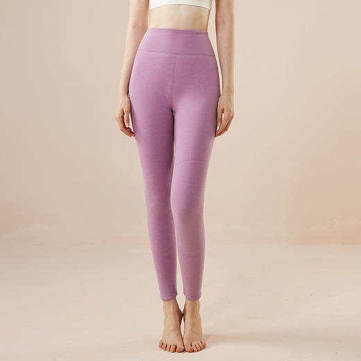 🌸【预售5天】采用自发热面料 ，无骨拼接的做工工艺，耐穿不起球💖大牌品质，值得信赖 ！【 女款（A1199）草本初色加厚暖绒锁温护膝亲肤裤情侣款 】👏 商品图10