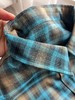 老米优品🎈3-5天。清新又复古！《蓝色调格纹oversize长袖衬衫》宽松落肩剪裁，不挑肩宽身形，显瘦效果一绝。CY260105A 商品缩略图12