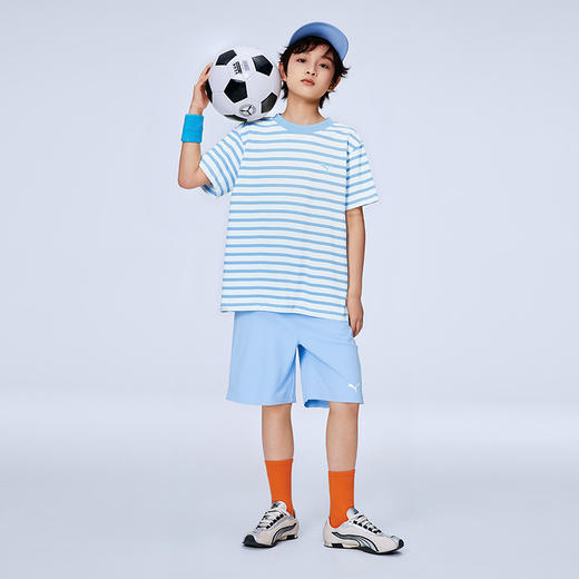 PUMA彪马童装2026春季新款儿童短袖套装条纹款式时尚活力 商品图3