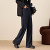 丁摩 女款高端垂感高腰直筒裤遮肉显瘦休闲裤宽松女裤子5ZF-12621 商品缩略图2