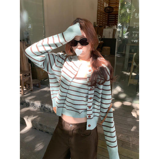 <曾小咸推荐>3.13现货秒杀 ！微信超特价！韩系条纹针织吊带背心 日常109.99 立减50 秒杀59.99！！ 休闲工装裤 秒杀99.99！！ 商品图3