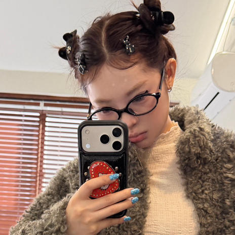 miu书呆子黑框眼镜镜框 商品图2