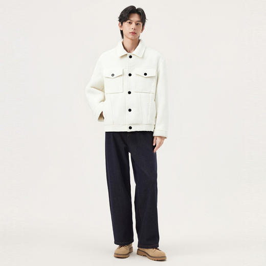 gxg.jeans男装2025年冬季时尚简约 热卖翻领夹克   J24X214001 商品图3