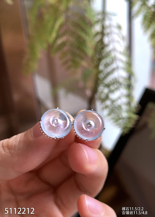 5112212，平安扣耳钉。具体价格微信咨询 商品图1