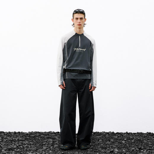 714street7A抗菌速干骑行服凉感防晒长袖 2026春季宽松运动T恤男 商品图3