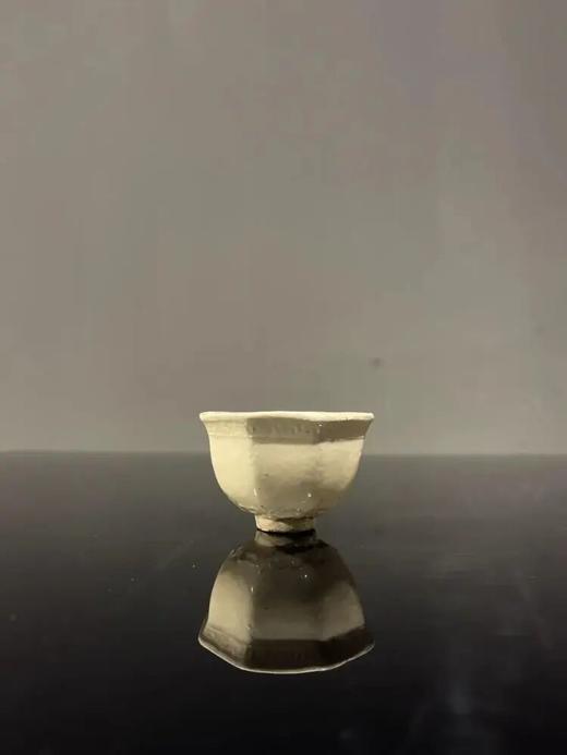 磁州窑白釉印花莲瓣纹八方杯，顺丰包邮 商品图13