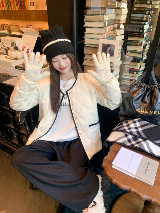 <曾小咸推荐>现货秒杀 ！微信超特价！韩系撞色边羽绒服 日常429.99 立减170 秒杀259.99！！ 商品图10