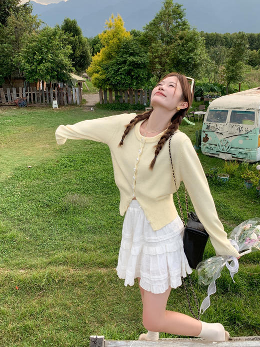 【179元任选2件】现货！韩系软糯毛织开衫 商品图12