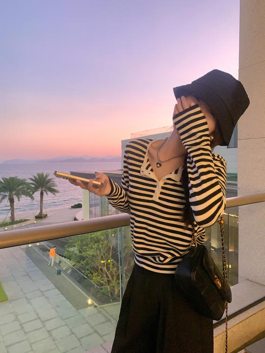 <曾小咸推荐>现货秒杀 ！微信超特价！韩系条纹针织衫 日常139.99 立减60 秒杀79.99！！ 商品图11