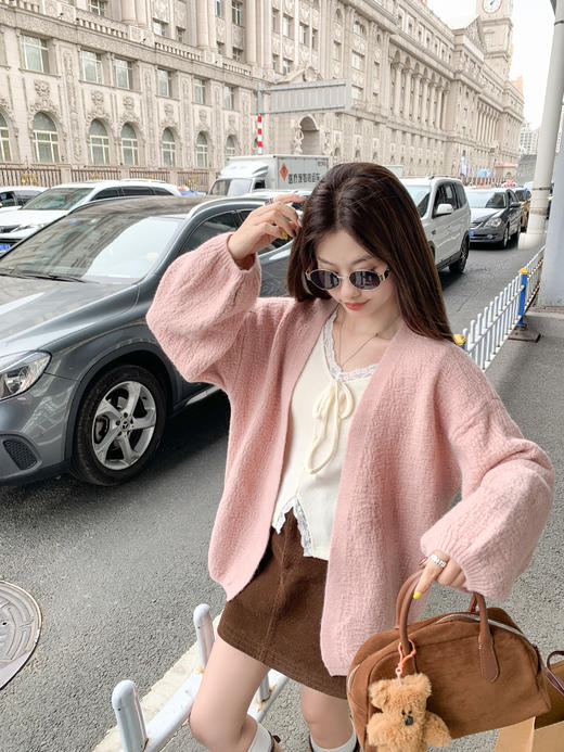 <曾小咸推荐>现货秒杀 ！微信超特价！韩系v领蕾丝边长袖 日常119.99 立减50 秒杀69.99！！ 商品图5