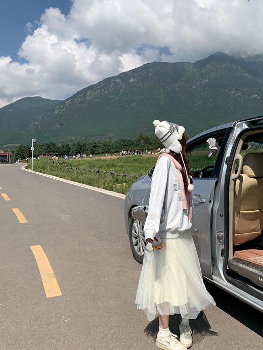 <曾小咸推荐>4.5现货秒杀 ！微信超特价！2色正反两穿网纱裙半身长裙 日常149.99 立减70 秒杀79.99！！ 商品图6