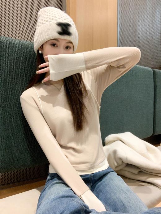 【129元任选2件】现货！ 【单穿内搭都出彩】2色长袖T恤 商品图13