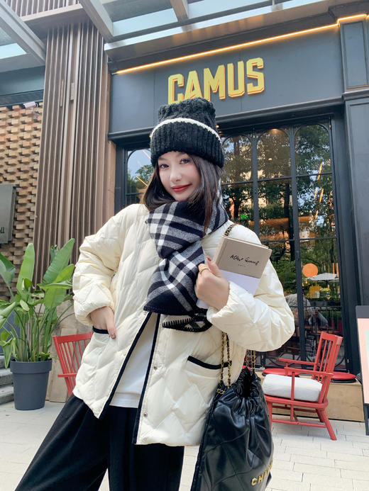 <曾小咸推荐>现货秒杀 ！微信超特价！韩系撞色边羽绒服 日常429.99 立减170 秒杀259.99！！ 商品图13