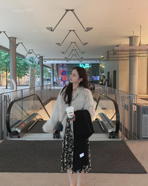 金蘑菇菇【Elina碎花系】长短款！秋冬氛围感复古碎花连衣裙 商品图10